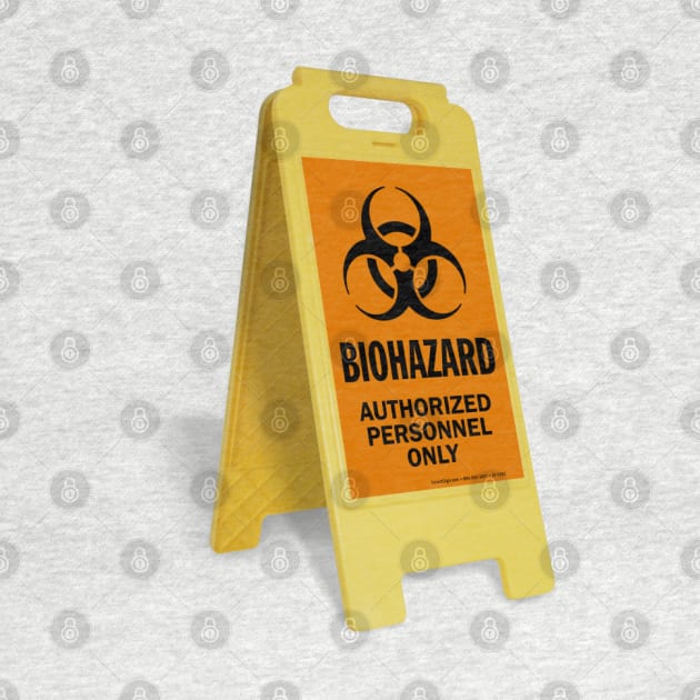 Biohazard Floor Sign by DeeDeeCro